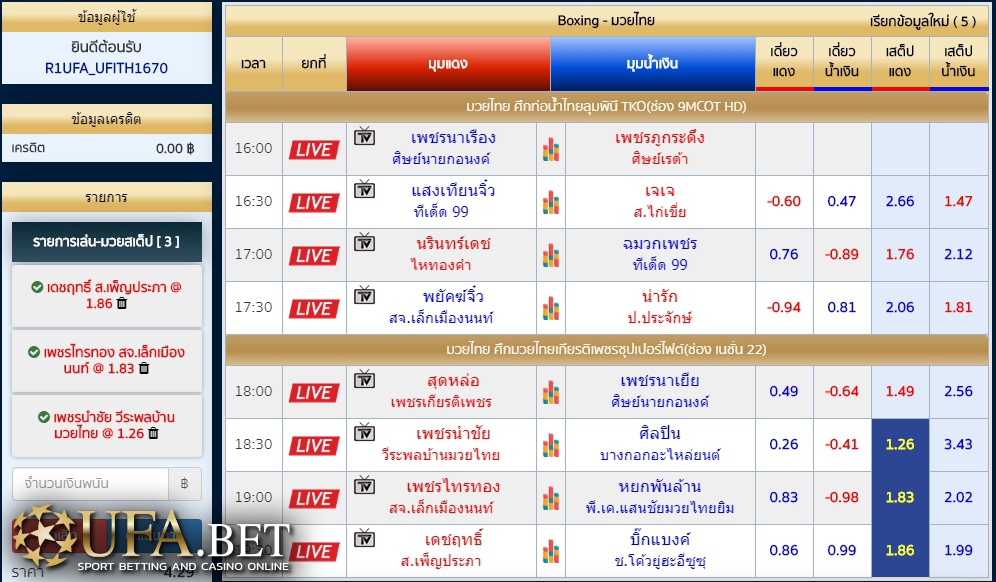 แทงมวยออนไลน์